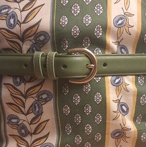 Coach Vintage 8400 Green Leather Belt